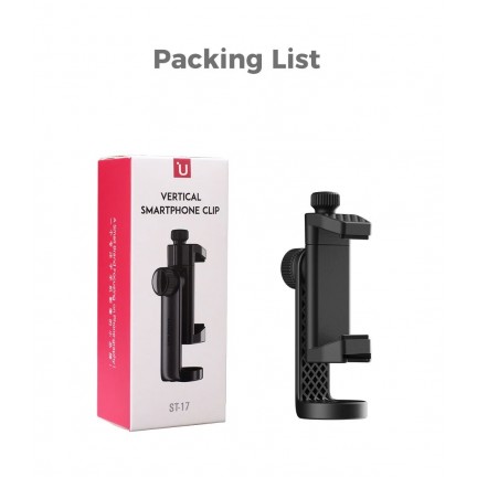 Ulanzi ST-17 360° Rotating Tripod Smartphone Mount