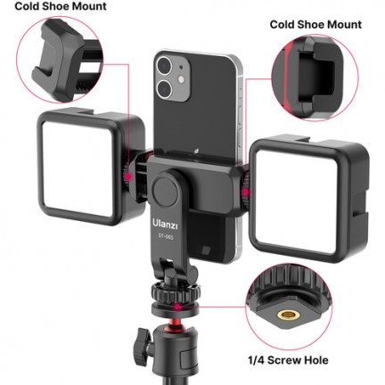 Ulanzi ST-06S Multi-Function Cold Shoe Smartphone Holder