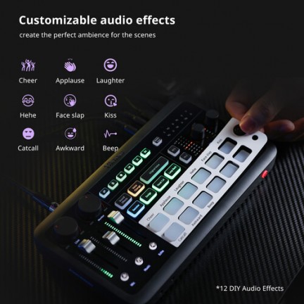 Ulanzi AX01 UCaster Live All-In-One USB-C Audio Interface/Mixer