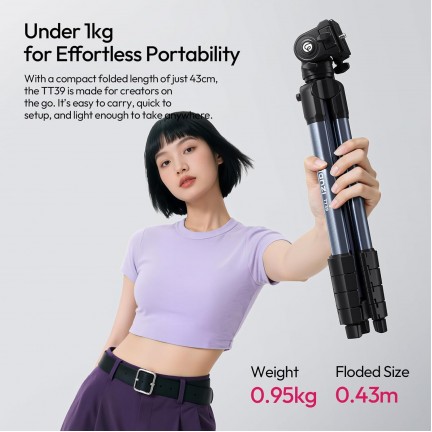 Ulanzi TT39 Video Tripod for Smartphone Camera with Phone Clamps