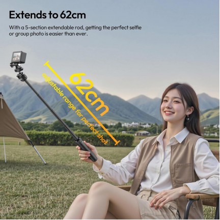 Ulanzi MT90 Cka Quick-Release Tripod for GoPro Hero Insta360 DJI Osmo Pocket/Action/360 Small Cameras
