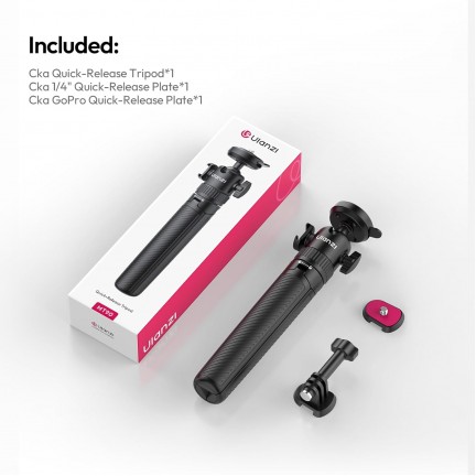 Ulanzi MT90 Cka Quick-Release Tripod for GoPro Hero Insta360 DJI Osmo Pocket/Action/360 Small Cameras