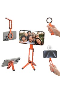 Ulanzi MA60 Foldable Magnetic Phone Tripod (Orange)