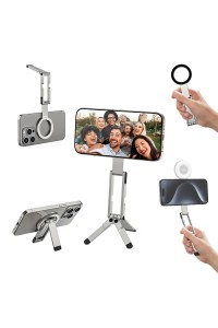 Ulanzi MA60 Foldable Magnetic Phone Tripod (Silver)