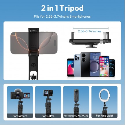 Ulanzi TT23 Auto Face Tracking Tripod and Selfie Stick