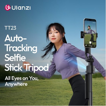 Ulanzi TT23 Auto Face Tracking Tripod and Selfie Stick