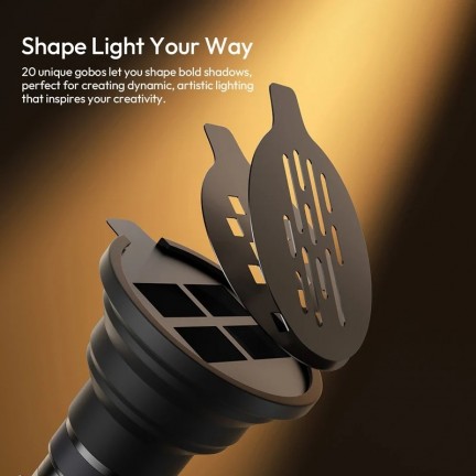 Ulanzi LM01 Photography Rechargeable Flashlight with 20 Filters