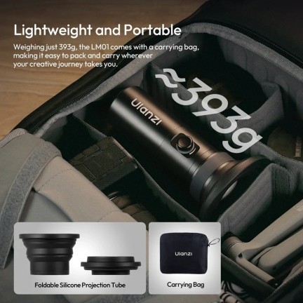 Ulanzi LM01 Photography Rechargeable Flashlight with 20 Filters