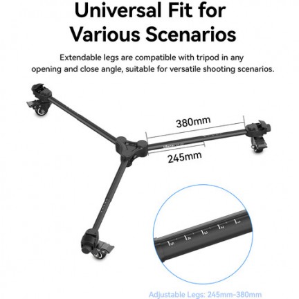 Ulanzi AT-02 Portable Tripod Dolly
