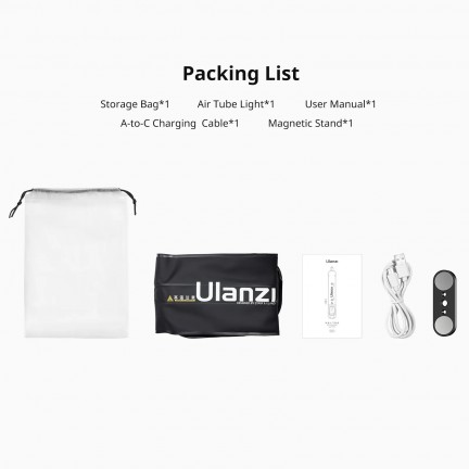 Ulanzi UA12 12W Portable Air Tube Bi-Color LED Light