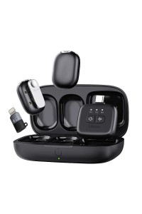Ulanzi A30 Wireless Lavalier Tiny Microphone System with Type C & Lightning Connector