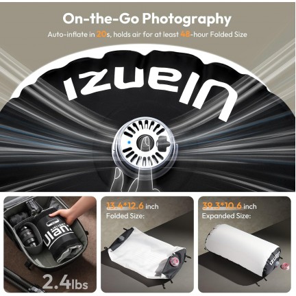 Ulanzi AL120 120W Inflatable Bi-Color LED Air Tube Light