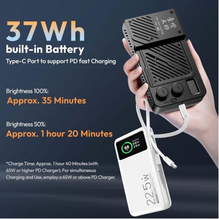 Ulanzi LM-P40Bi 40W Bi-Color Portable Video Light