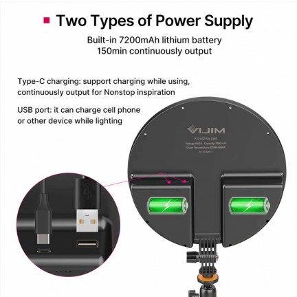 Ulanzi K13 Streaming Key Light (10")