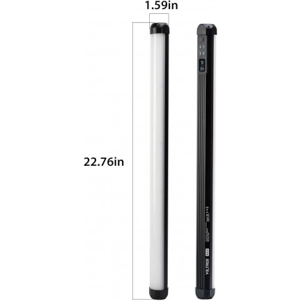 VILTROX K60 20W Handheld RGB LED Light Stick Black (22.8")