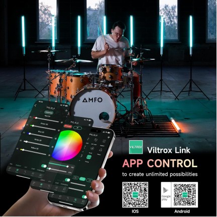 VILTROX P12 10W RGB LED Pixel Light Stick (22.76")