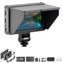VILTROX DC-X3 6" Touchscreen HDMI/SDI On-Camera Monitor with Cage