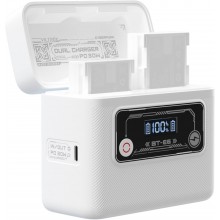 VILTROX BT-E6 Camera Battery Charging Case Power Bank for Canon LP-E6 (Battery Not Included)
