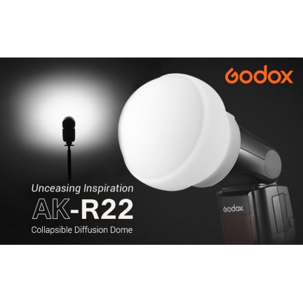 Godox AK-R22 Collapsible Diffusion Dome for V1 AD200 AD100 pro