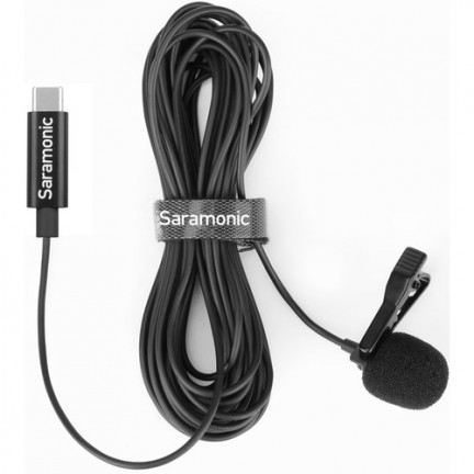 Saramonic LavMicro U3B Omnidirectional Lavalier Microphone with USB Type-C Connector