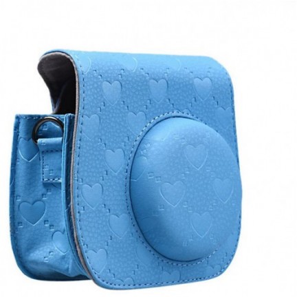 حقيبة جميلة وذات الوان رائعة لكاميرات فوجي الفوية ميني 8 - لون ازرق