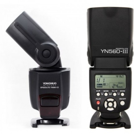 فلاش خارجي يونقنو الاصدار الثالث مع مشتت اضاءة Yongnuo YN560 III With Flash Diffuser