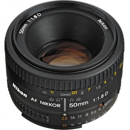 عدسة نيكون نيكور 50mm ، f/1.8D لكاميرات نيكون 