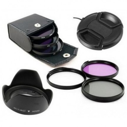 Lens Cap with Hood and filter 62mm
