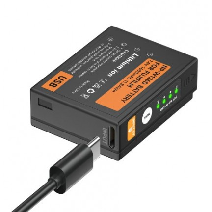 NP-W126S for FUJIFILM Li-ion Rechargeable Battery with USB-C Input