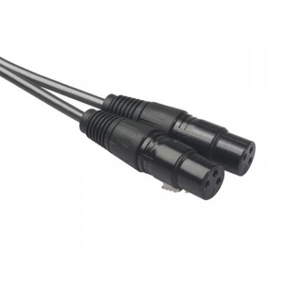 Cable XLR Cable, XLR Female to XLR Female Balanced 3 PIN Microphone Cable , Black 5M 