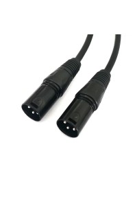 Cable XLR , XLR Male to XLR Male Balanced 3 PIN Microphone Cable , Black 5M 