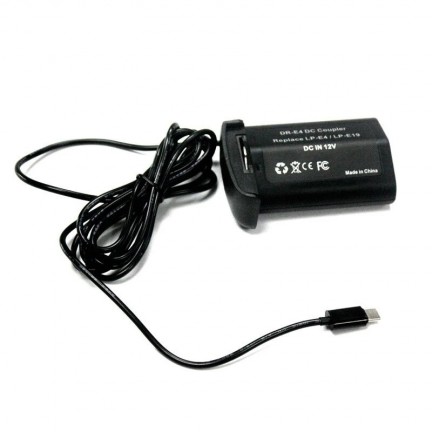 PD TYPE-C Adapter to LP-E4 LP-E19 Dummy Battery for Canon EOS 1DX Mark 2/ 1DX / 1DS mark 3/1D mark 3/1D mark 4