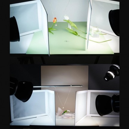 Portable Photography Reflector Foldable V-Flat Light Reflector (850*295mm)