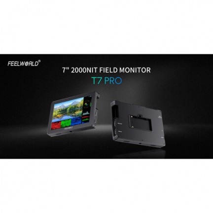 FeelWorld T7 PRO 7" High-Bright HDMI On-Camera Monitor with 3D LUTs