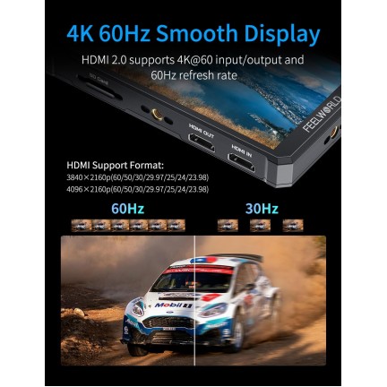 FeelWorld PS6 5.5" OLED Vertical Horizontal On-Camera Monitor