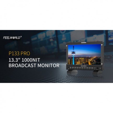 FeelWorld P133 PRO 13.3" Full HD High-Bright Broadcast Monitor