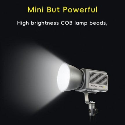 NiceFoto AR-600A Bi-Color Mini Portable LED Video Light With mini-60cm Softbox/Stand