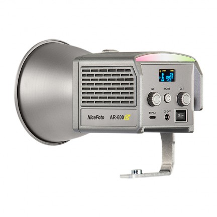 NiceFoto AR-600C RGB Mini Portable LED Video Light Photography Fill Light