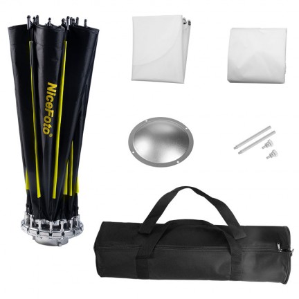 NiceFoto Quick Set Up Wide Angle Radome Softbox (with grid) 60cm