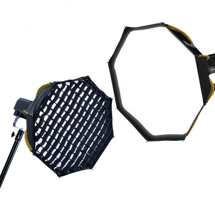 NiceFoto AR-600A Bi-Color Mini Portable LED Video Light With mini-60cm Softbox/Stand