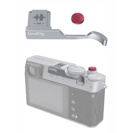 SmallRig Thumb Grip for FUJIFILM X100VI/X100V (Silver)