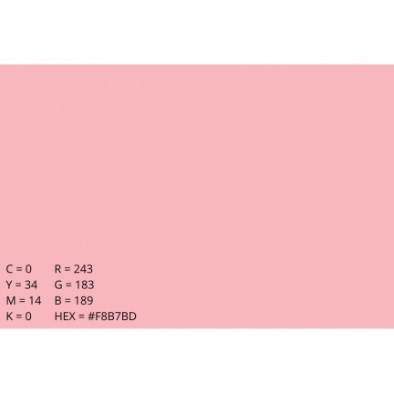 Emily Background Paper Rolls 2.72x10m #17 Carnation Pink