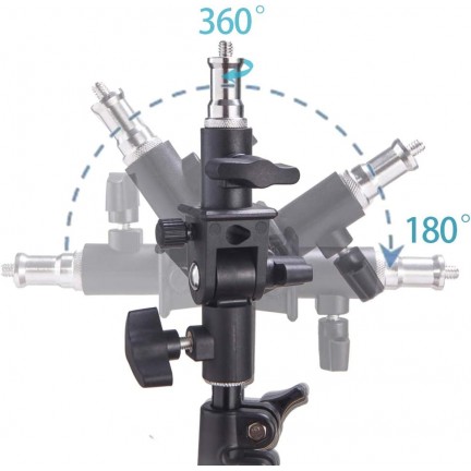 Mount Umbrella Holder with U Shape Tilt Adapter for Studio Light Stand