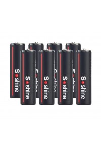 USB Type-C 2600mWh Lithium Battery AA 8Pc Rechargeable Batteries