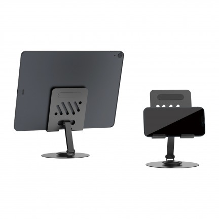 Folding Metal Rotating Tabletop Metal Bracket Multifunctional Rotating Cell Phone Holder Tablet Universal Stands