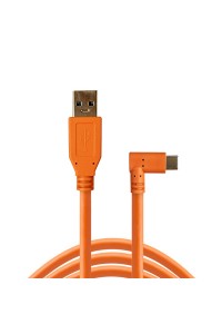 USB 3.0 to Type-C High-Visibility Orange Cable 1.5M