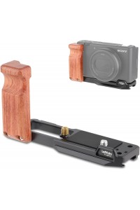 LEFTFOTO ZV-1 II Handgrip L Bracket Wooden Side Handle for Sony ZV-1 II/ZV-1/ZV1F/ZV-1M2/ZV-1 Mark II