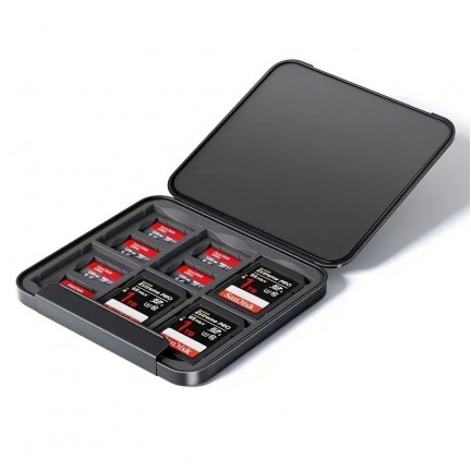 Llano Card Case Holder Water Resistant Anti-Shock Memory Card Case for SD/Micro SD TF Card