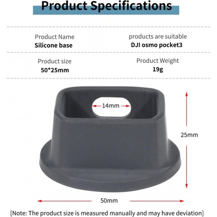 Camera Mount Stand Base for DJI OSMO Pocket 3 Desktop Stable Bracket