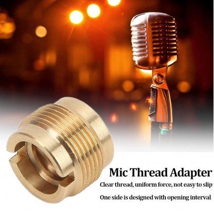 Mic Stand Adapter 3/8" Female to 5/8" Male Thread Screw Adapter